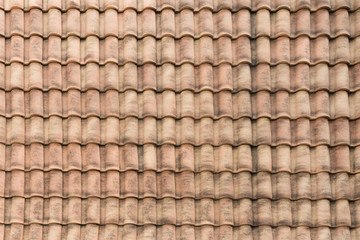 Roof tiles surface