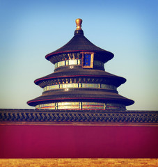 Famous Chinese Beijing Copy Space Temple Roof Concept