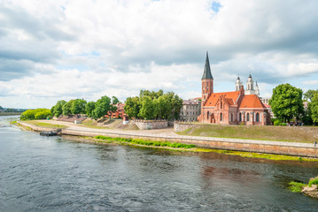 Fototapeta premium Kaunas old church, Lithuania