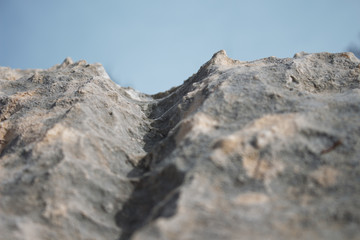 Stone with blurred background