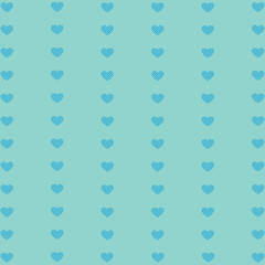 Hearts geometric pattern.