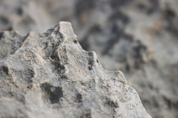 Rocks with blurred background