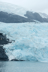 Fototapeta na wymiar portage glacier ice