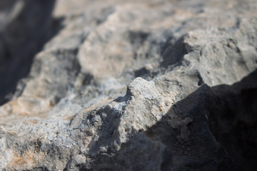 Stones with blurred background
