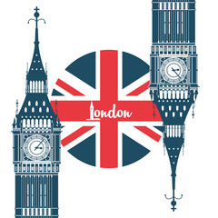 Fototapeta na wymiar London icon design 
