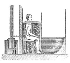 personal steam bath invention called vapor bath
