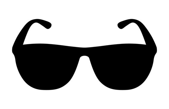 Sunglasses / shades protective eyewear flat icon for apps and websites