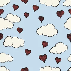 Zelfklevend Fotobehang Valentine seamless pattern. © awesomedwarf
