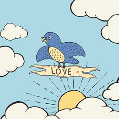 Birds of love. 