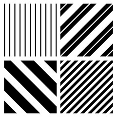 Stripe pattern set vector