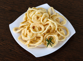 Fried onion rings