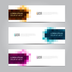 Vector design Banner background, illustration EPS10