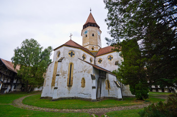 Fototapeta na wymiar Defense church in Prejmer, Romania