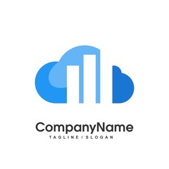 Cloud logo icon Vector