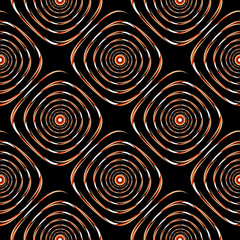 Fototapeta na wymiar Design seamless colorful spiral pattern