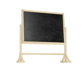 blackboard, chalkboard isolated on white