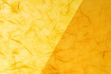 yellow handmade paper - textured design element