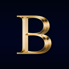 Gold letter 