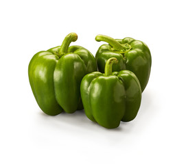 Obraz na płótnie Canvas Organic Green Peppers