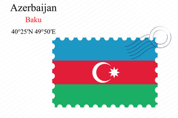 azerbaijan stamp design