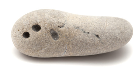 pebble with holes
