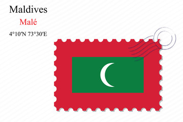 maldives stamp design