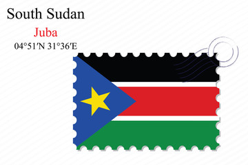 south sudan stamp design