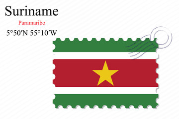 suriname stamp design
