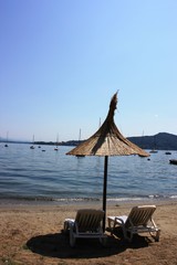 Summer at the Beach Lake Maggiore, Italy
