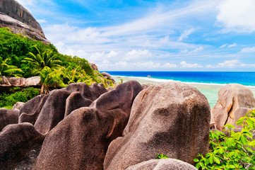 Anse Source d'Argent beach, La Digue island, the Seychelles