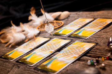 Tarot cards and other accessories