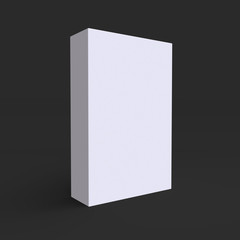 Close box template on simple background.