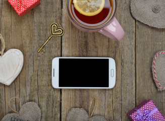 Telephone and different accessories