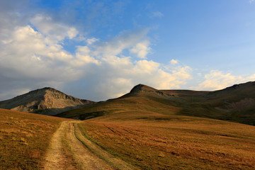 Path to hills