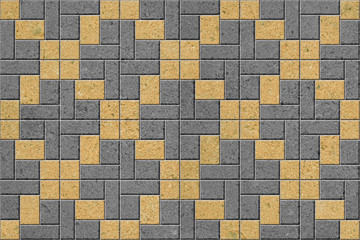 Pavement rectangles of Different Colors