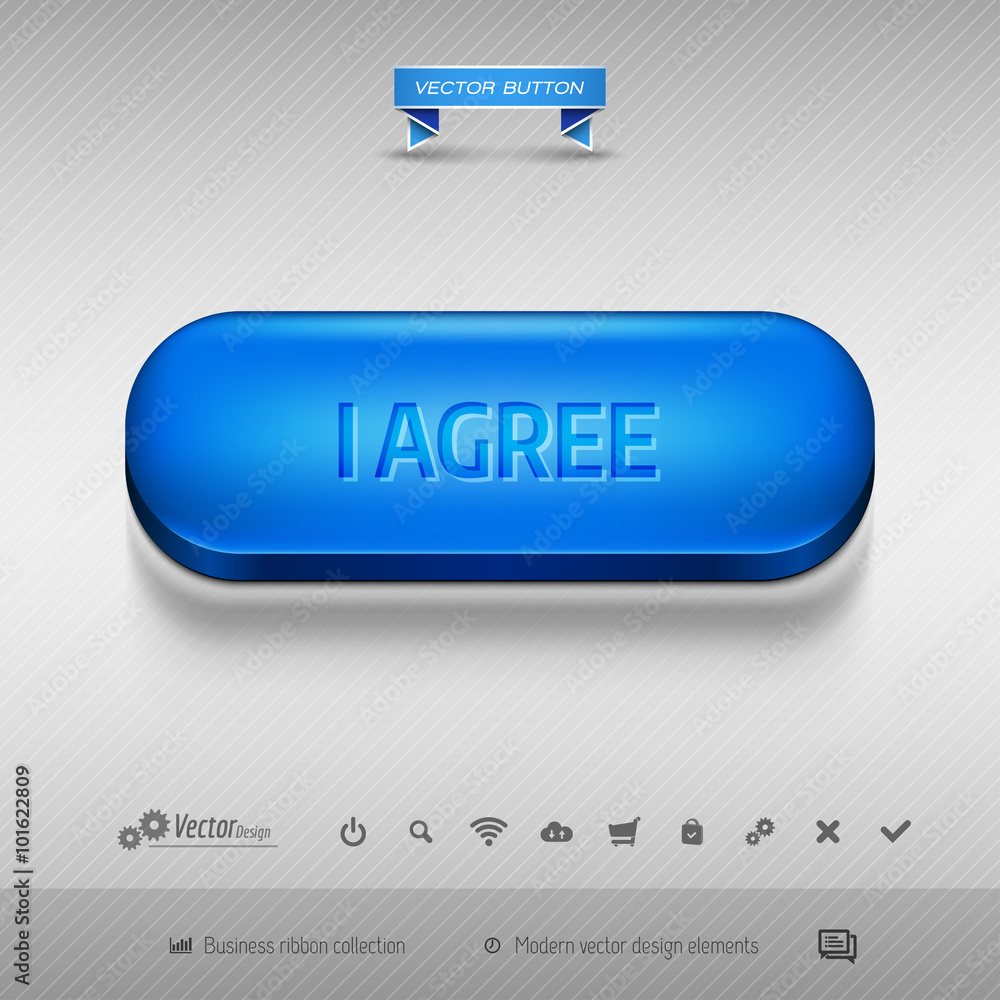 Aufkleber vector design elements as business web buttons for website or ap