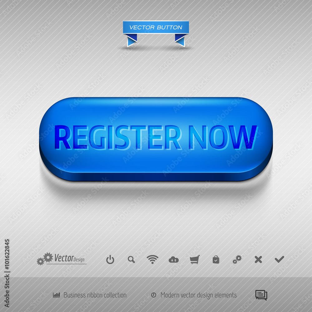 Aufkleber vector design elements as business web buttons for website or ap