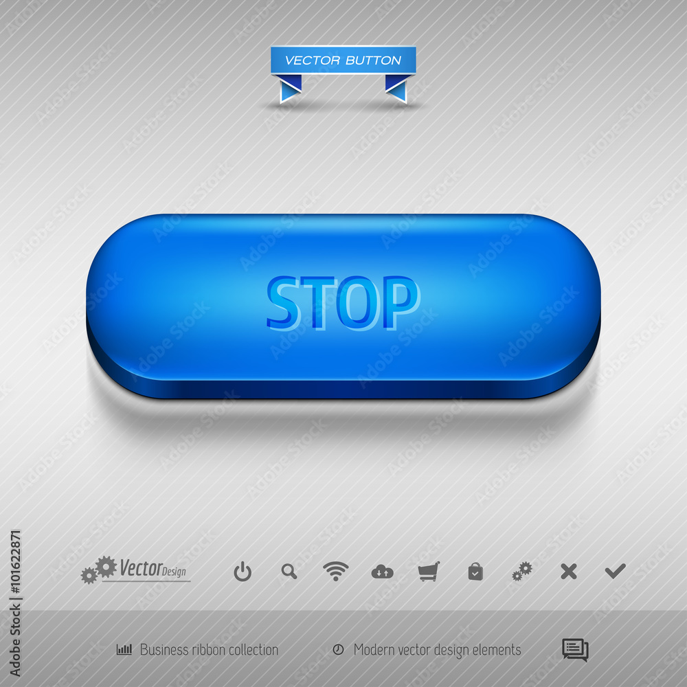 Aufkleber vector design elements as business web buttons for website or ap