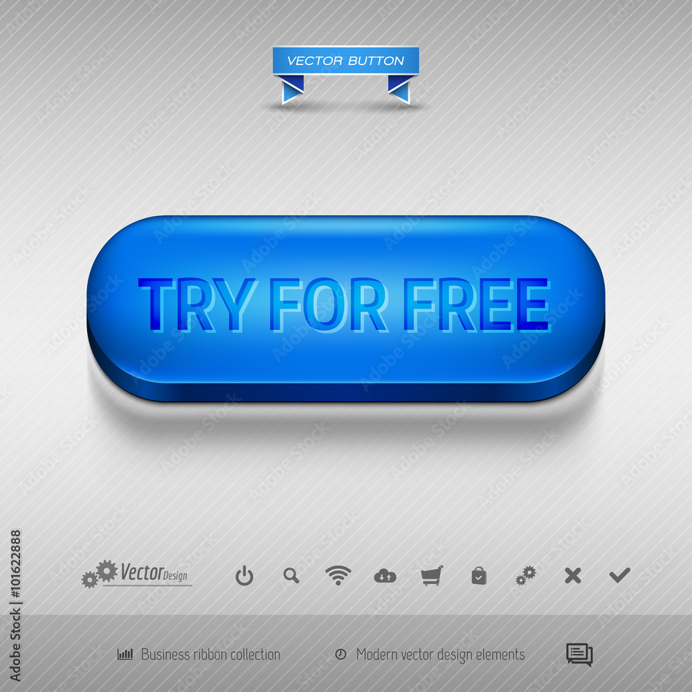 Aufkleber vector design elements as business web buttons for website or ap