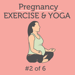 A Beautiful Young Lady doing her Pregnancy Exercise and Yoga Workouts