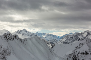 Bergwelt im Winter