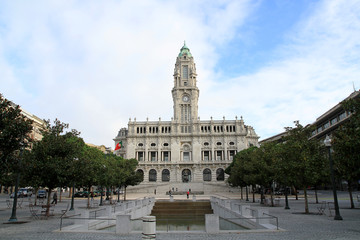 Fototapeta na wymiar mairie de Porto 01022016