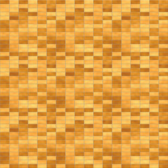 レンガ（明るいブラウン、しっかり境界面）/1000px四方のシームレス素材を繰り返しています。表面の模様に濃淡をつけています。レンガブロックの境界面をくっきりとさせています。