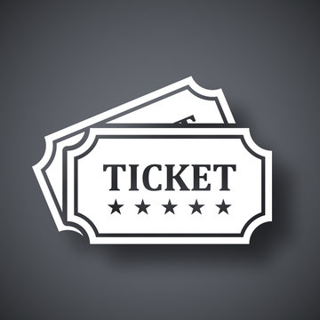 Vector tickets icon