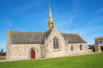 Fototapeta na wymiar Chapelle notre dame de Penhors, Pouldreuzic, Finistère, Bretagne 