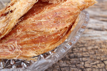 Dried shredded pork chinese food