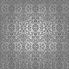 Wallpaper Batik Abstract with Ethnic Shape