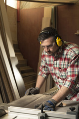 Birth of wooden piece of art