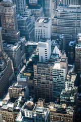 Fototapeta premium Sunset in Manhattan, New York