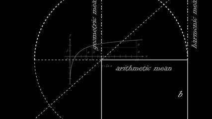 51 math and physics formulae pass through the screen and fall away (slow version). Use screen mode or as a  luma matte to create an alpha channel. Reversible, seamless loop.